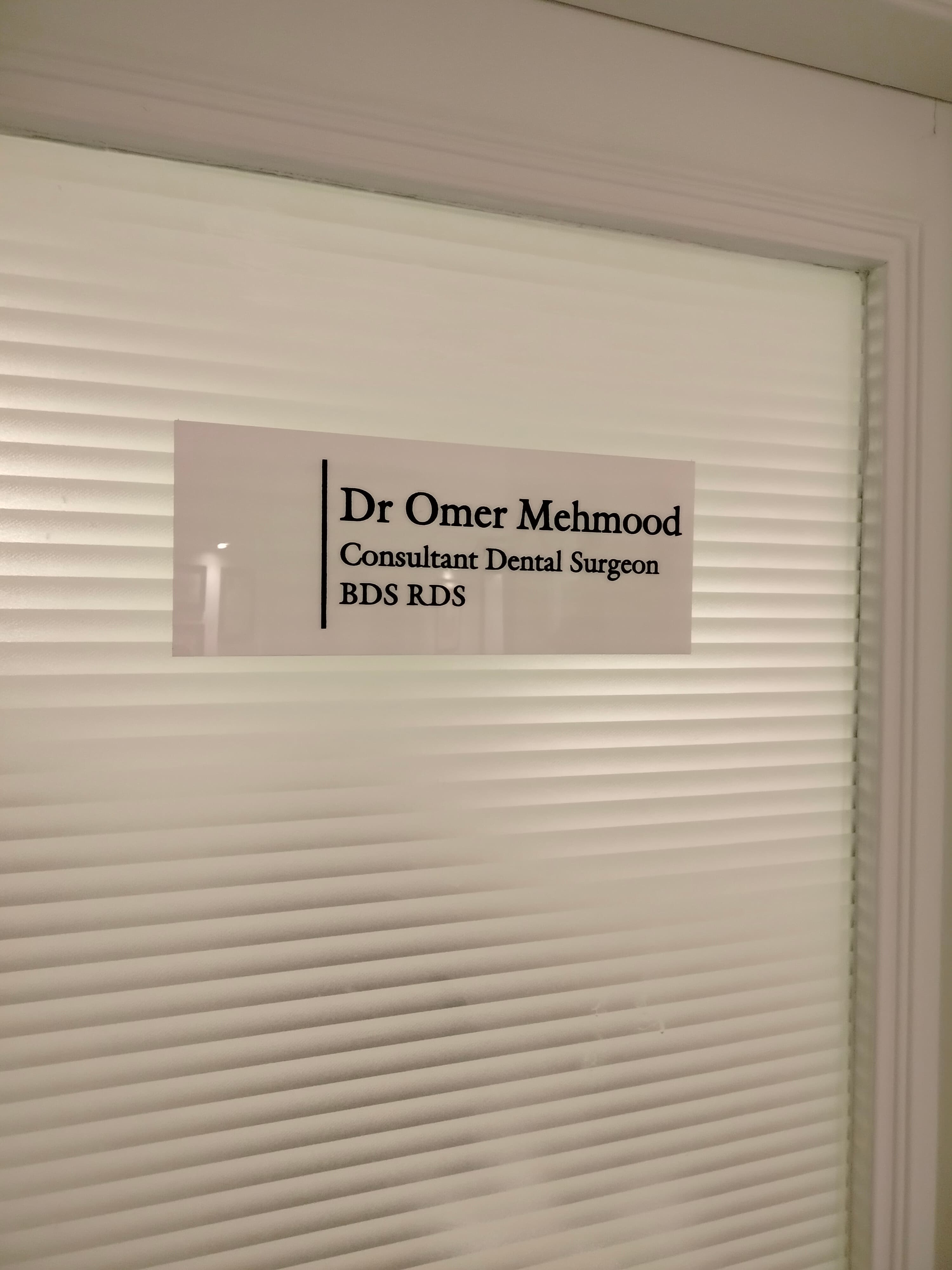 Brass and acrylic name plate — DurraniArts